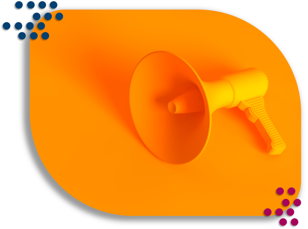 Orange Megaphone