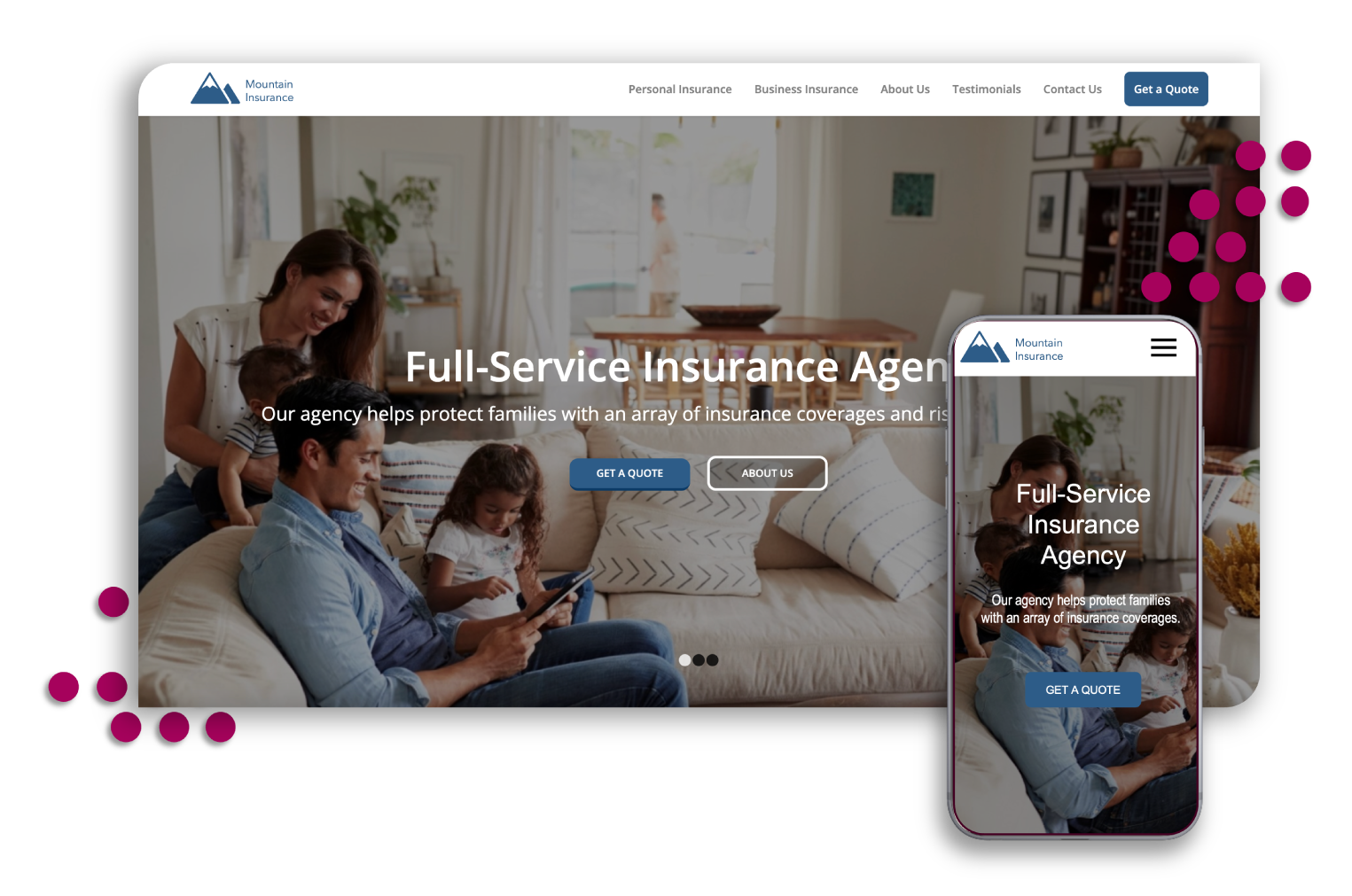 Insurance Agency Website Examples